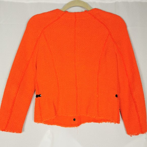 Zara Tweed Business Casual Cardigan Blazer - Picture 5 of 5